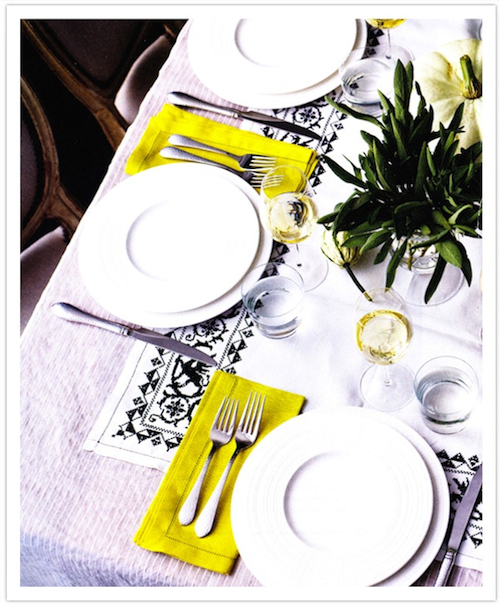 Black-Green White Modern Fall Table-Camille Styles Events