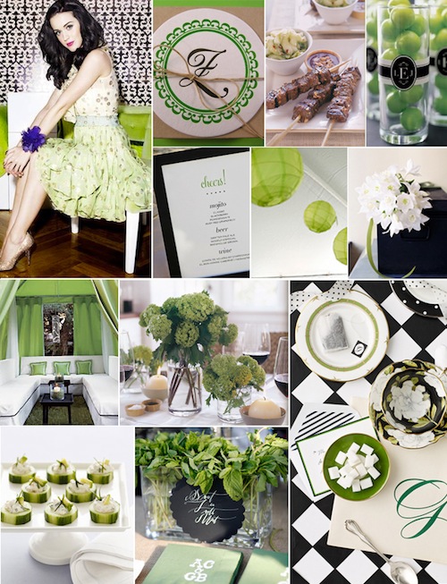 Green Fall Cocktail Party Inspiration Board-Camille Styles Events