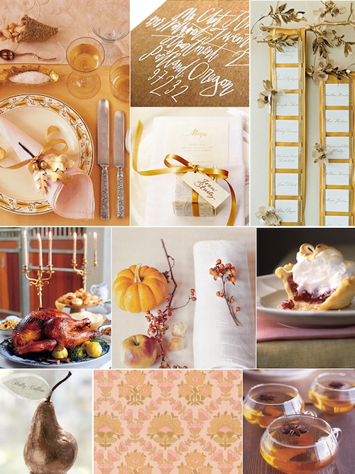Rose Gold Thanksgiving Inspiration Board-coco+kelley-Camille Styles